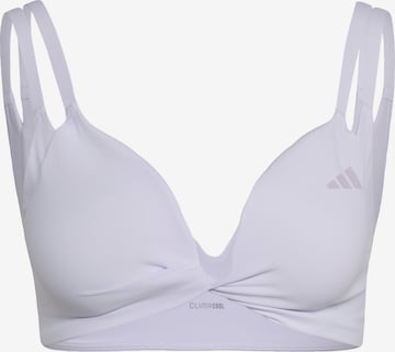Low Support Soutien-gorge de sport 'Optime' ADIDAS PERFORMANCE en violet : devant
