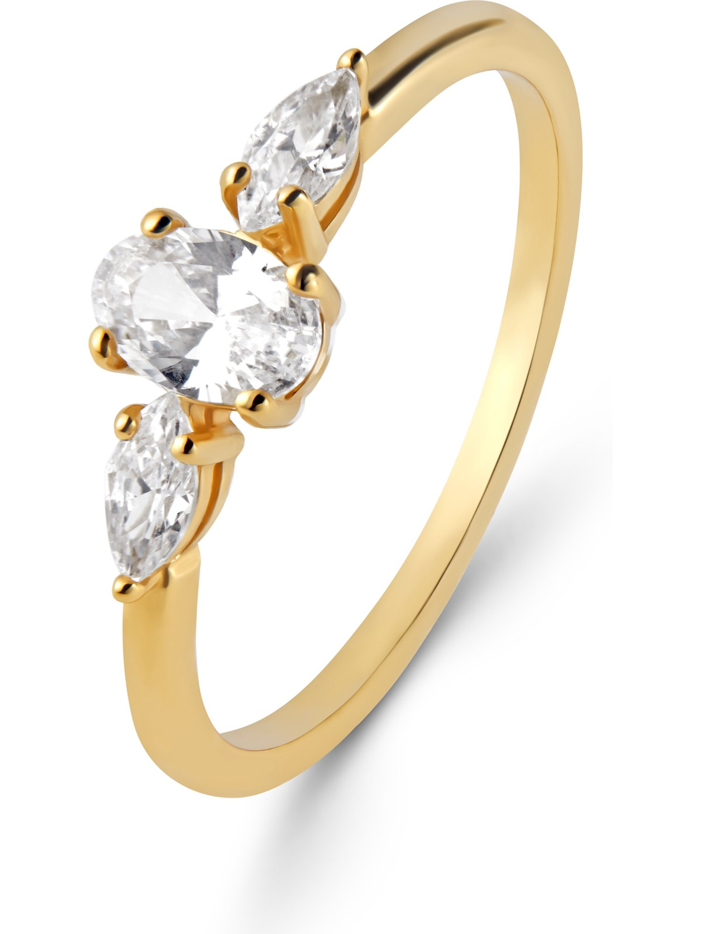 CHRIST Ring in Gold: Vorderseite