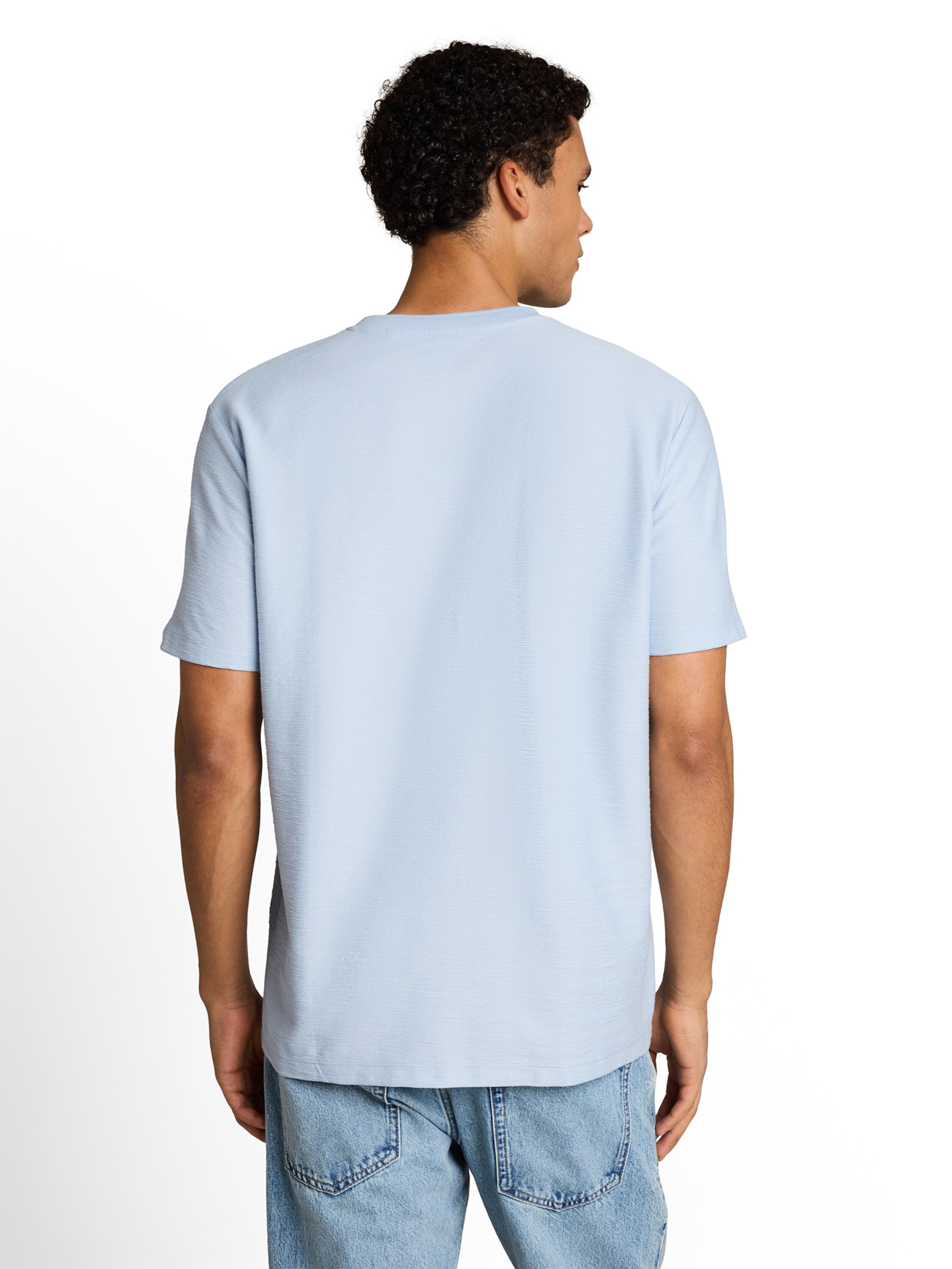 TOM TAILOR DENIM Majica | modra barva