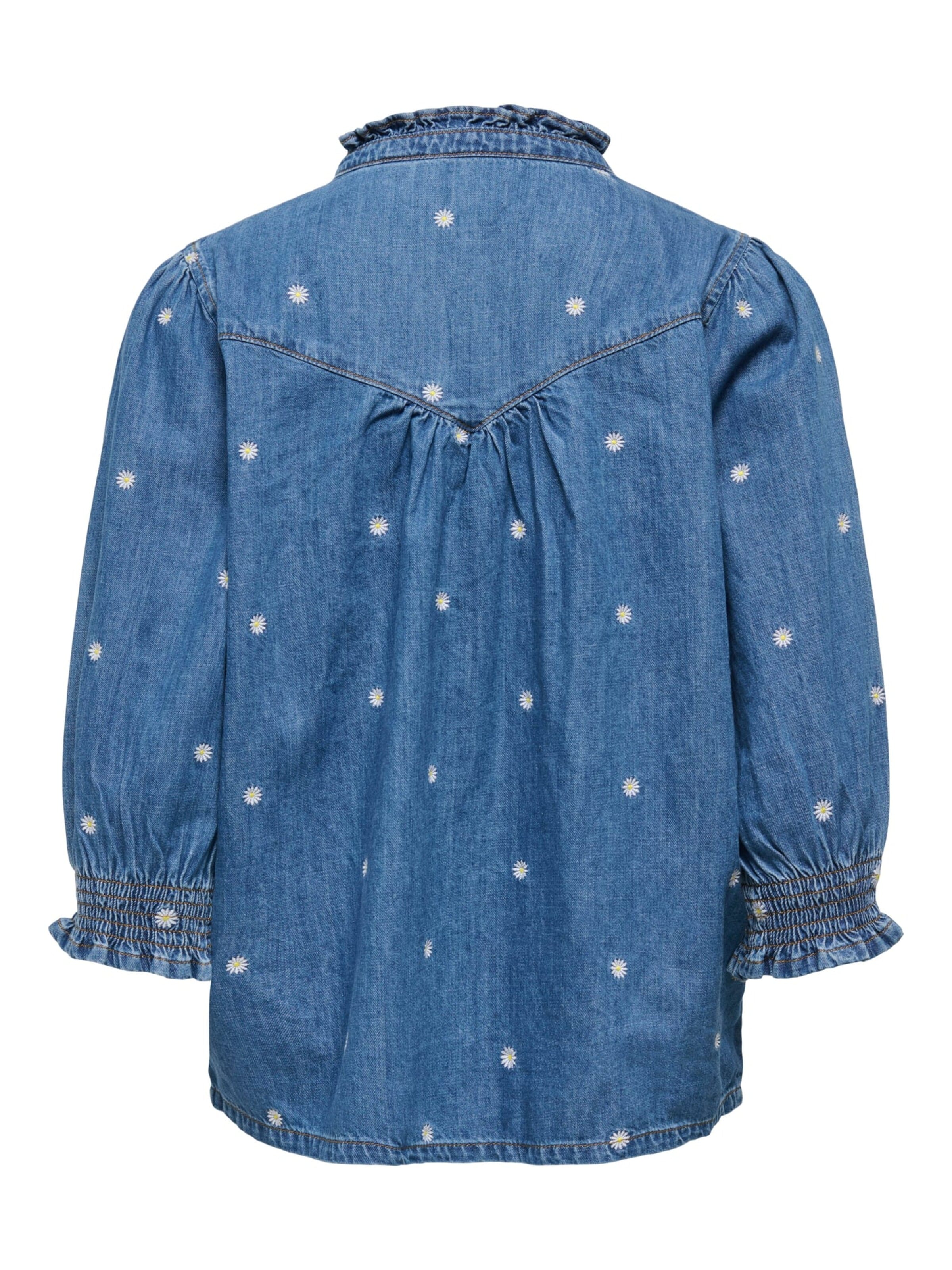 ONLY Blouse 'Raya' in Blauw