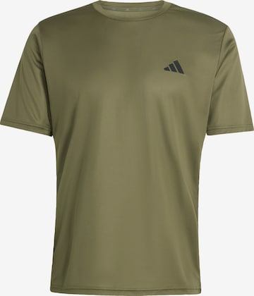 T-Shirt 'WE' ADIDAS PERFORMANCE en vert : devant