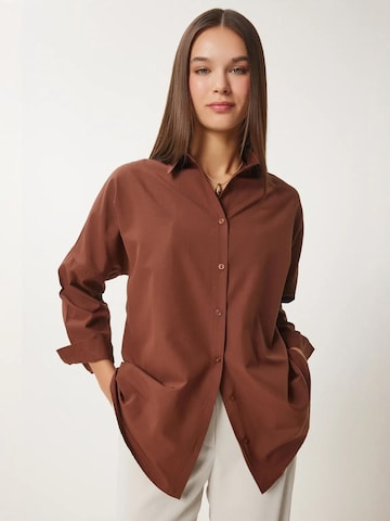 Happiness İstanbul - Camisa em castanho