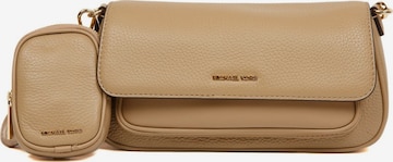 Michael Kors - Bolso de hombro 'Jet Set Travel Small Flap Crossbody With Tech Attachment' en beige: frente