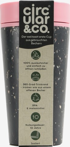 Circular&co Thermobecher To-Go 340 ml in Schwarz: predná strana