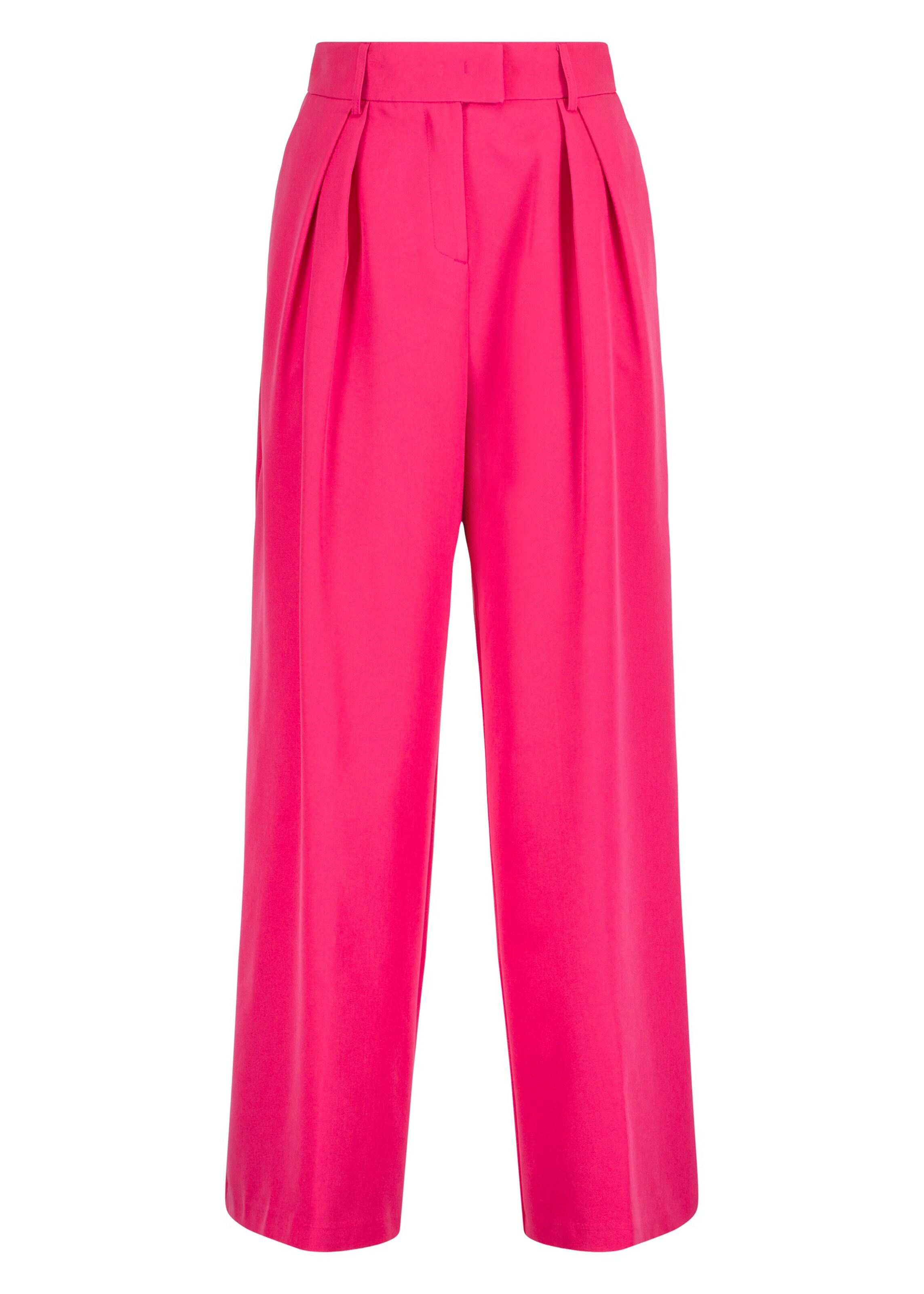 Loosefit Pantalon à plis 'Ronica' Nicowa en rose : devant