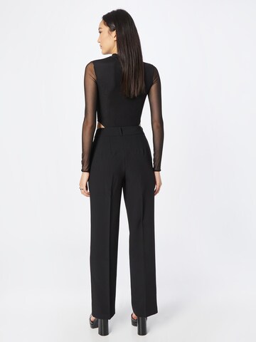 Warehouse Regular Pleated Pants in Black