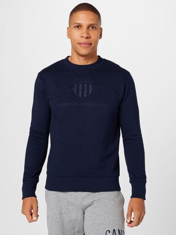 GANT Sweatshirt in Blauw: voorkant