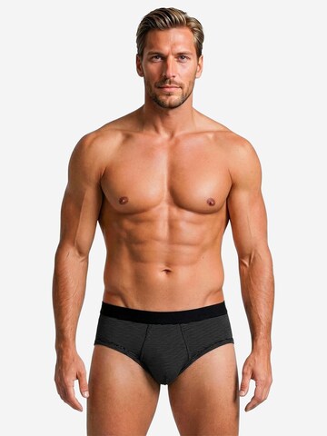 ESGE Panty 'Feinripp Ringel' in Black