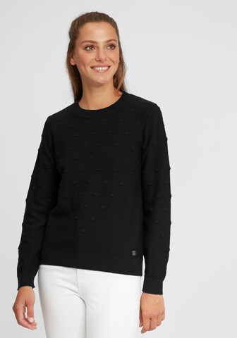 Pull-over 'Dotta' Oxmo en noir : devant