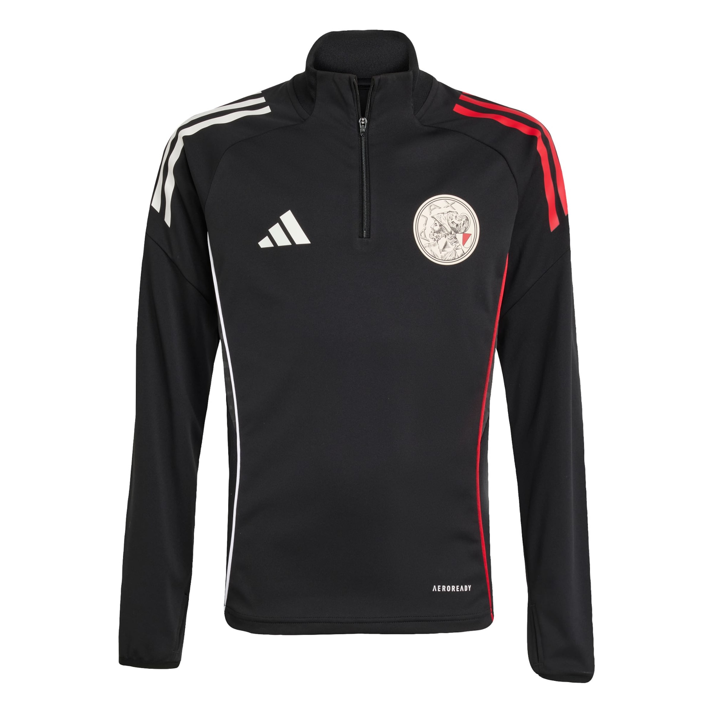 ADIDAS PERFORMANCE - Camiseta funcional 'Ajax Tiro 25 Competition' en negro: frente