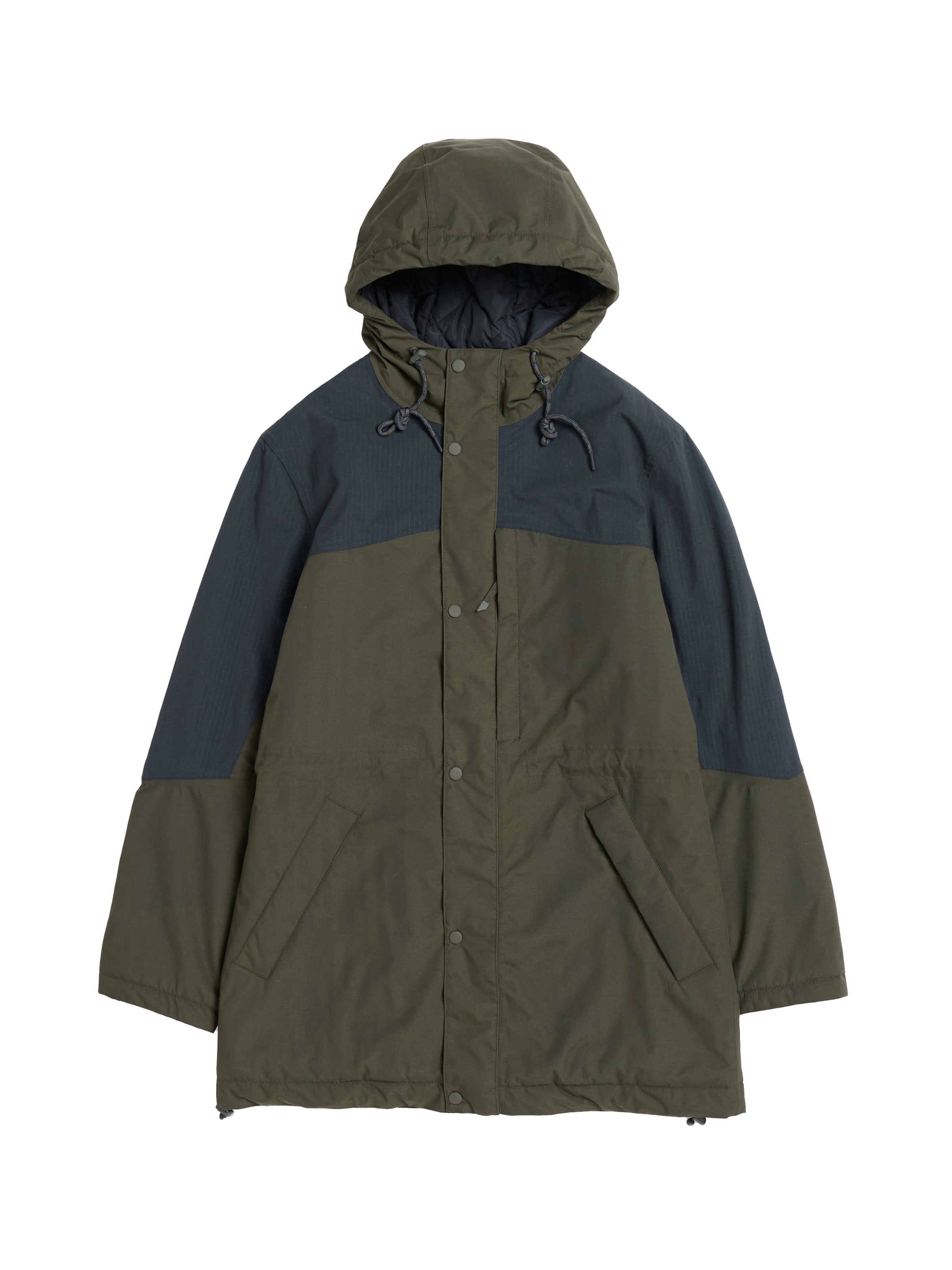 Seasalt Cornwall Overgangsfrakke ' Horizon' ' i grøn: forside