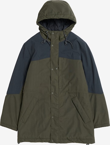 Seasalt Cornwall Välikausitakki ' Horizon' ' värissä vihreä: etupuoli