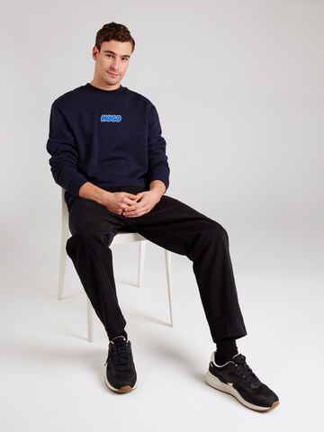 HUGO Sweatshirt 'Nately' in Blue