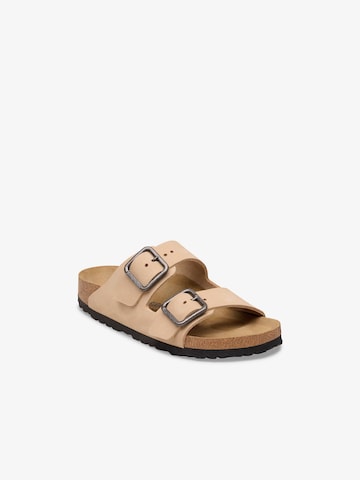 BIRKENSTOCK Pantolette 'Arizona' in Beige