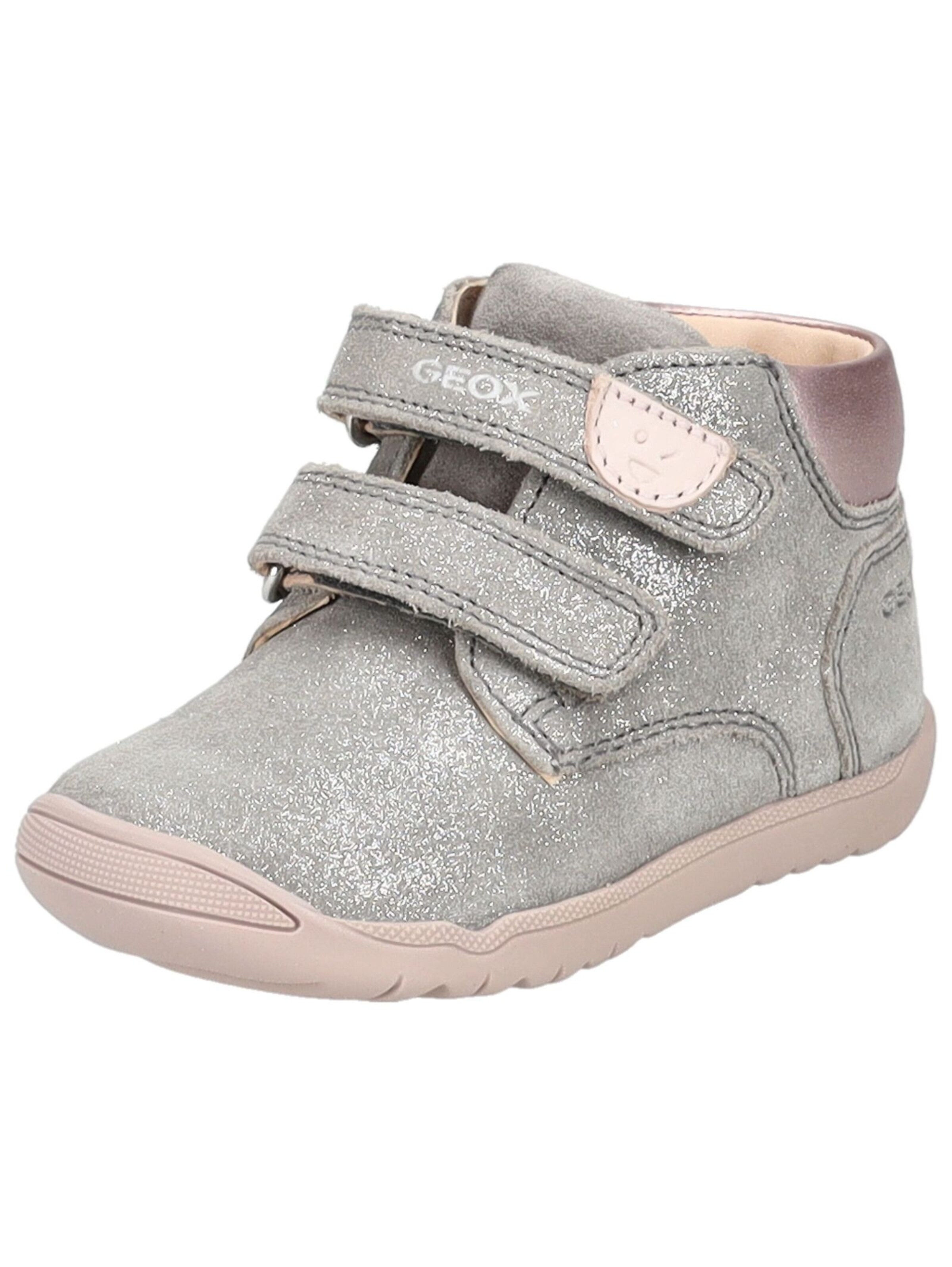 GEOX Lauflernschuh in Silber: Vorderseite