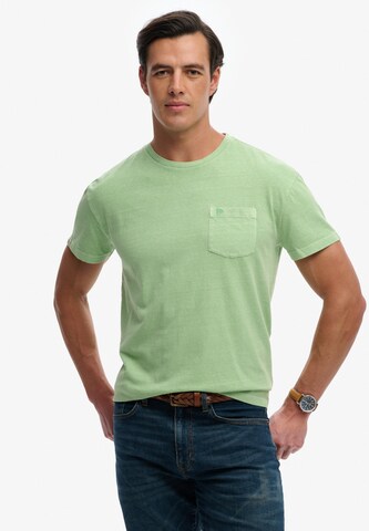Superdry & Co Shirt in Groen: voorkant
