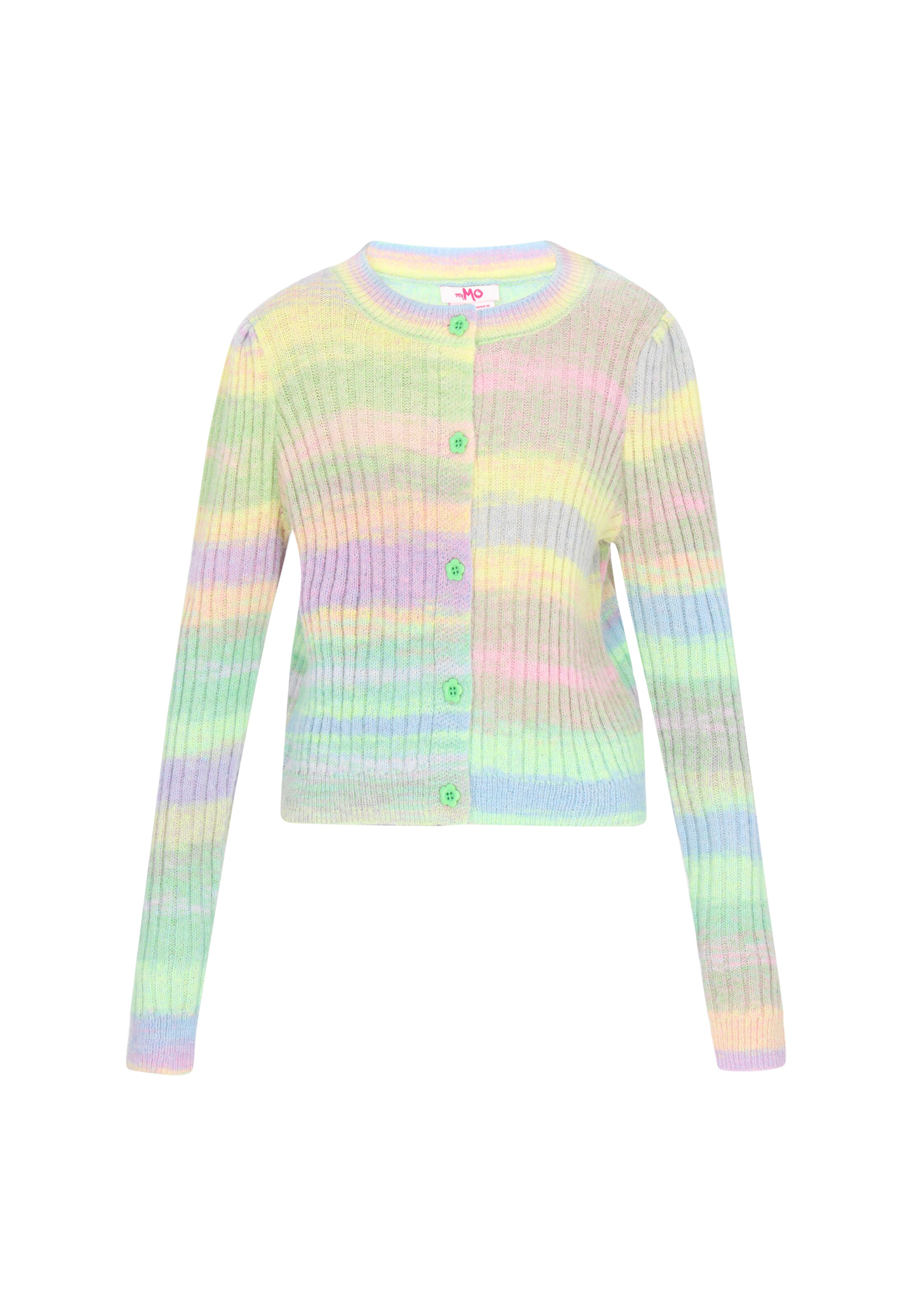 MYMO Плетена жилетка в пъстро: отпред