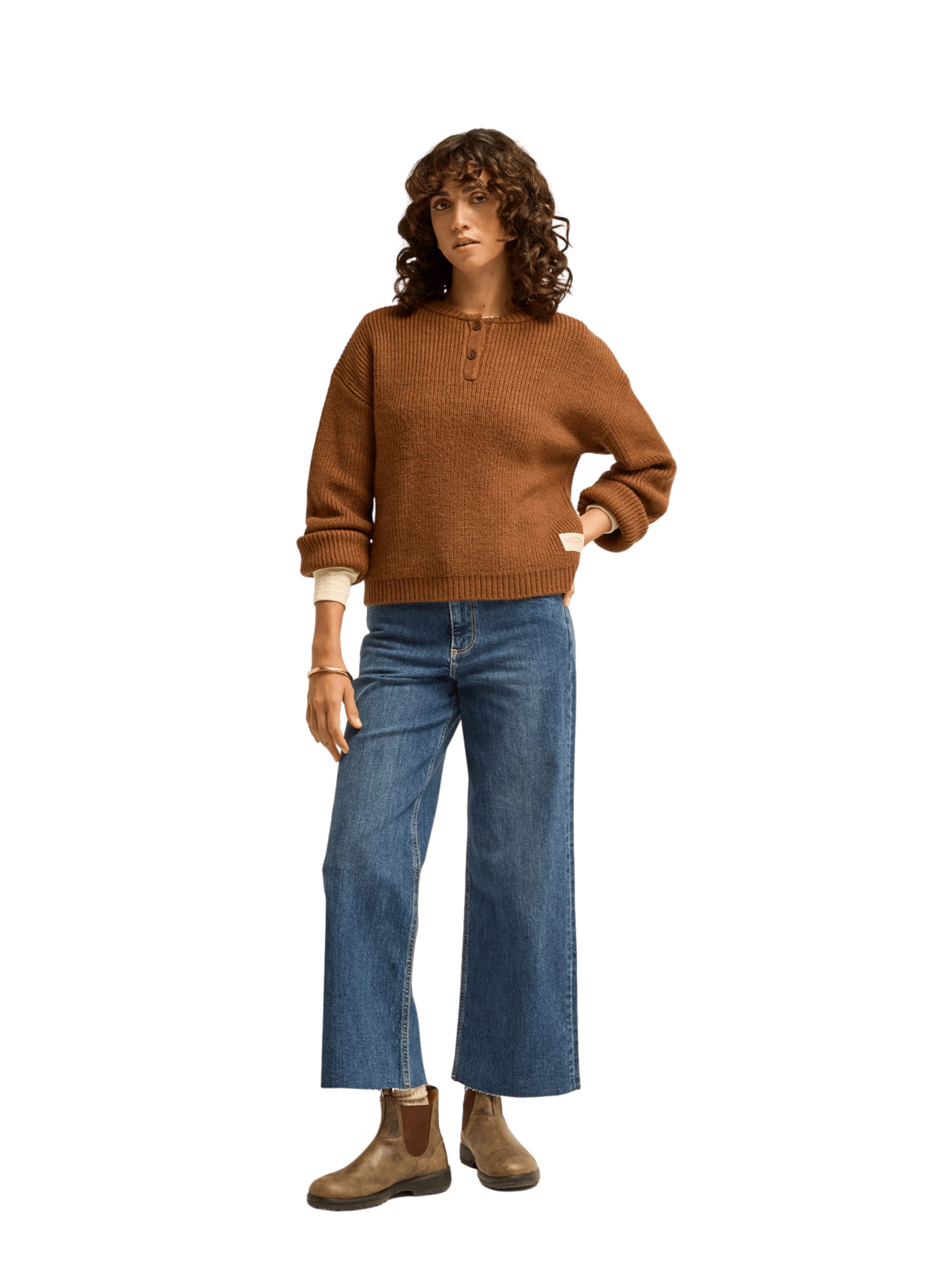 BILLABONG Pullover 'Windy Beach' in Braun