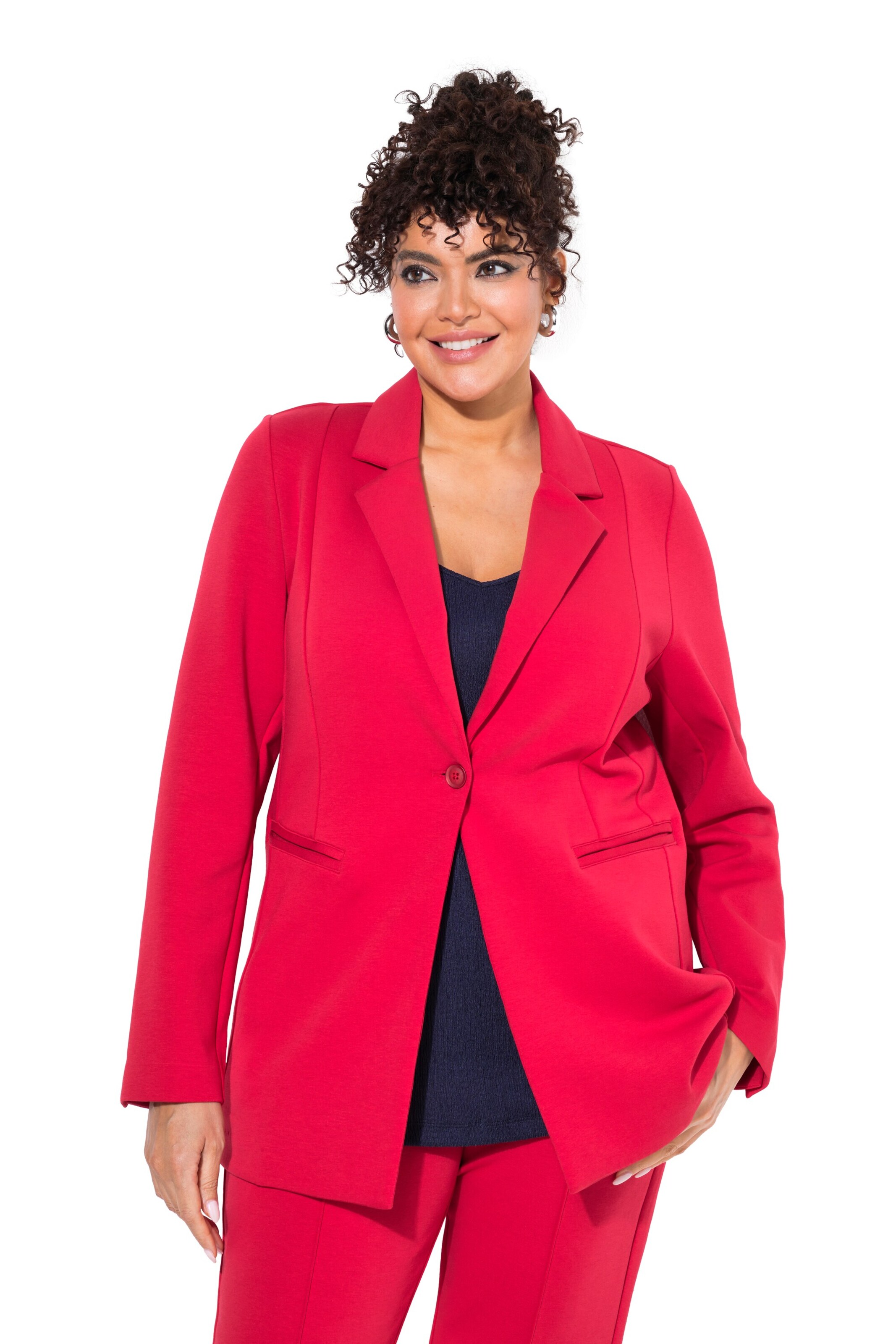 Ulla Popken Blazers in Rood: voorkant