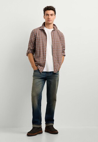 Pepe Jeans - Ajuste regular Camisa ' REBAY ' en naranja