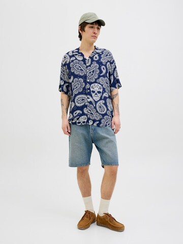 JACK & JONES Comfort Fit Skjorte i blå