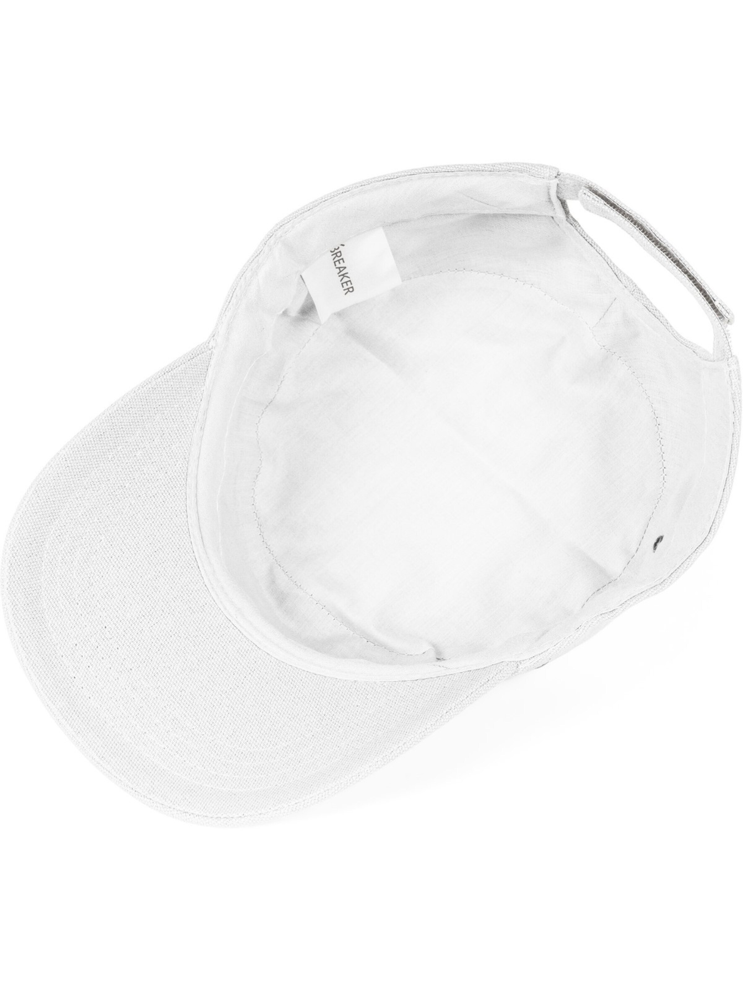 styleBREAKER Cap 'Military Cap Baumwoll Canvas' in White