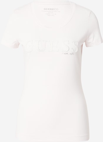 T-shirt GUESS en rose : devant