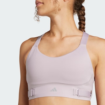 ADIDAS PERFORMANCE Bustier Športni nederček 'FastImpact Luxe' | bež barva