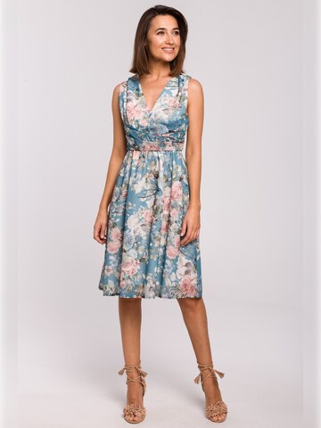 Stylove Jurk in Blauw: voorkant