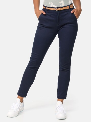 Orsay Slim fit Chino Pants in Blue: front