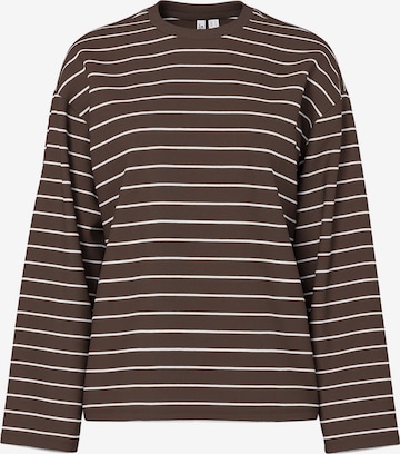 T-shirt 'PCSadie' PIECES en marron : devant