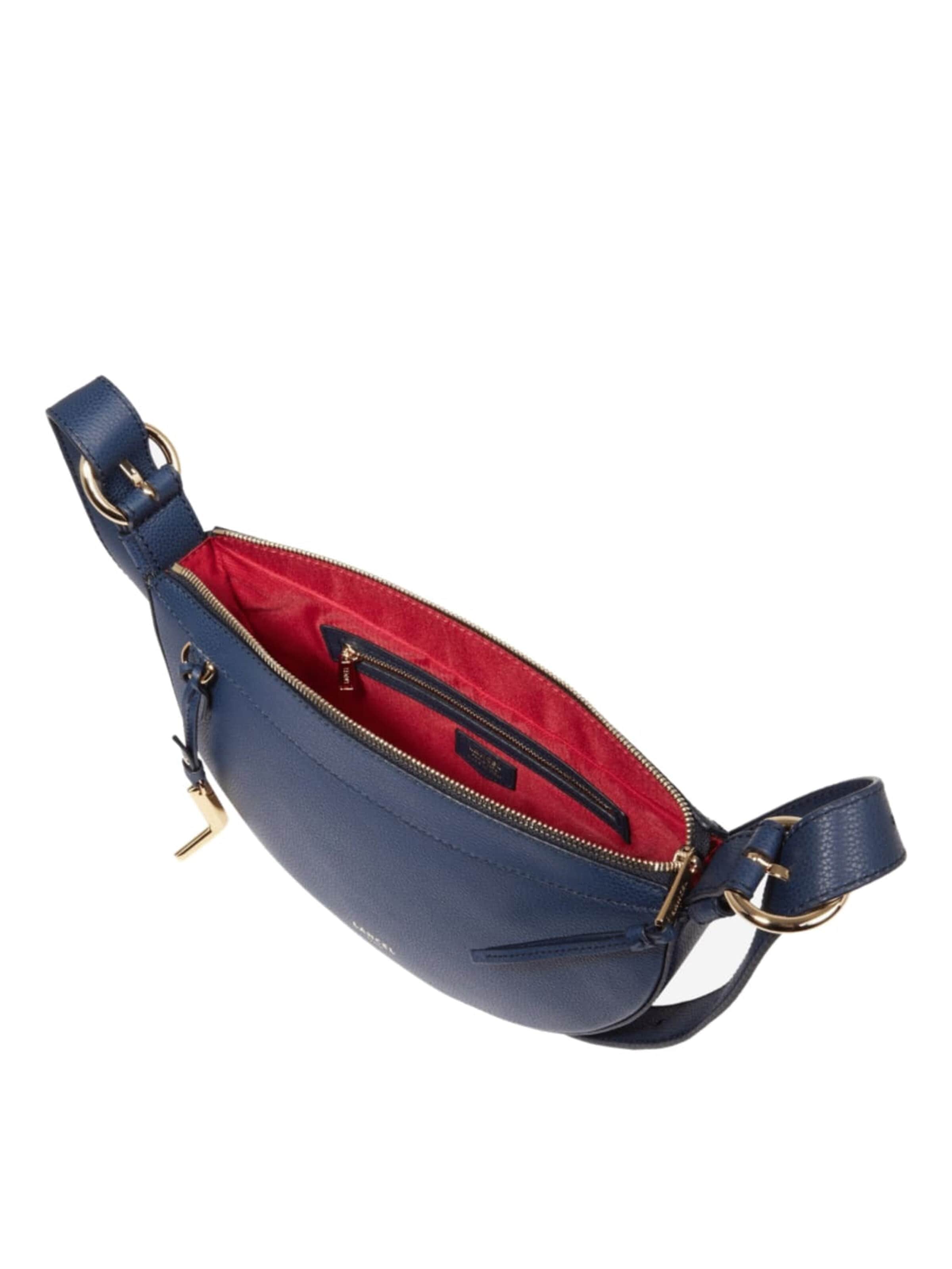 LancelRučna torbica 'Lancel Sac demi lune Faubourg Ultramarine Femme' - plava boja