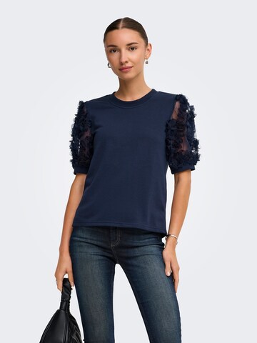 JDY Sweatshirt 'JDYFAIRVIEW' in Blue: front