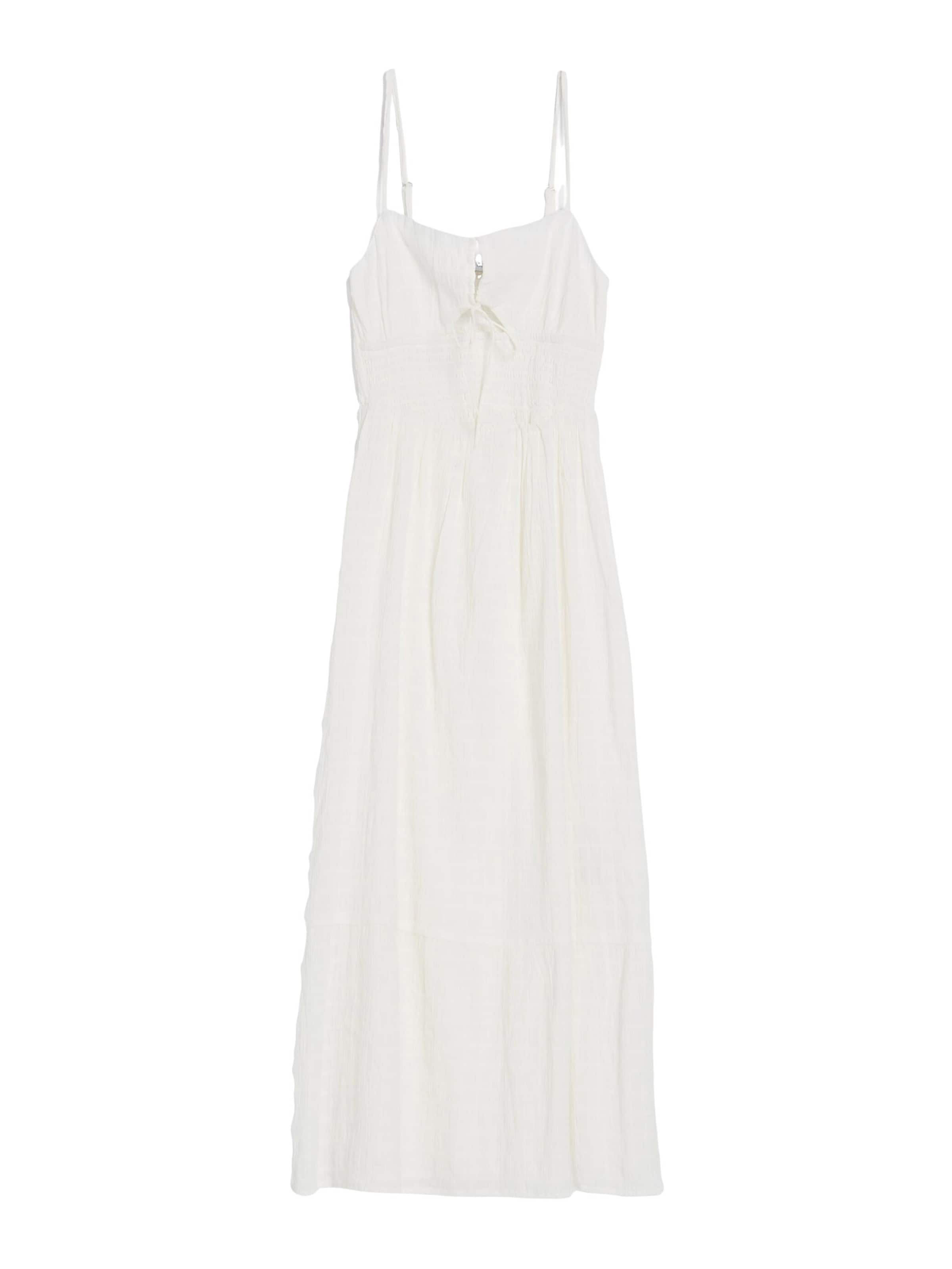 Bershka Dress in White: front