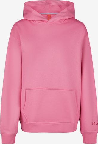 salzhaut Sweatshirt 'Tieren' in Pink: front