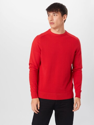 bugatti Sweter w kolorze czerwony: przód