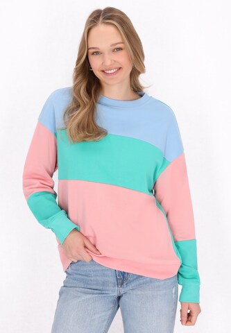 MYMO Sweatshirt 'Back To School' in Pink: front