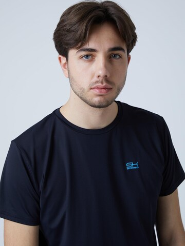SPORTKIND Performance shirt 'Rundhals' in Black