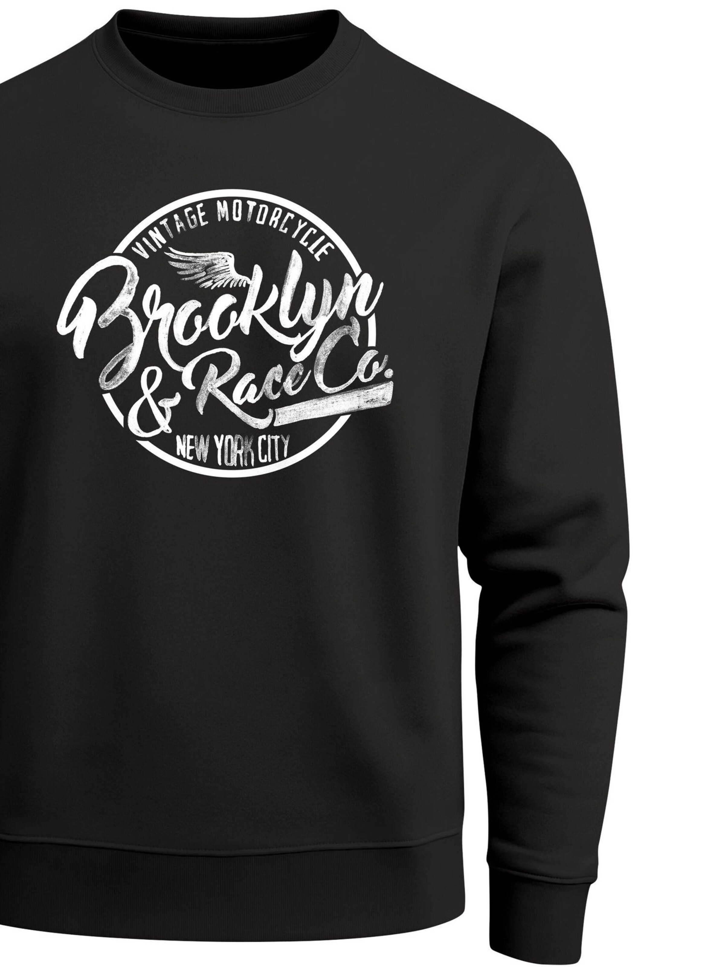 Neverless Sweatshirt 'Brooklyn Race' in Black