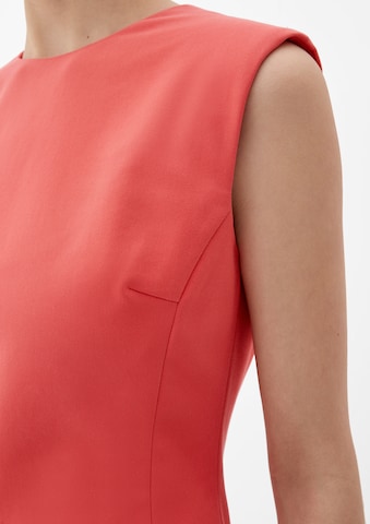 s.Oliver BLACK LABEL Sheath Dress in Orange