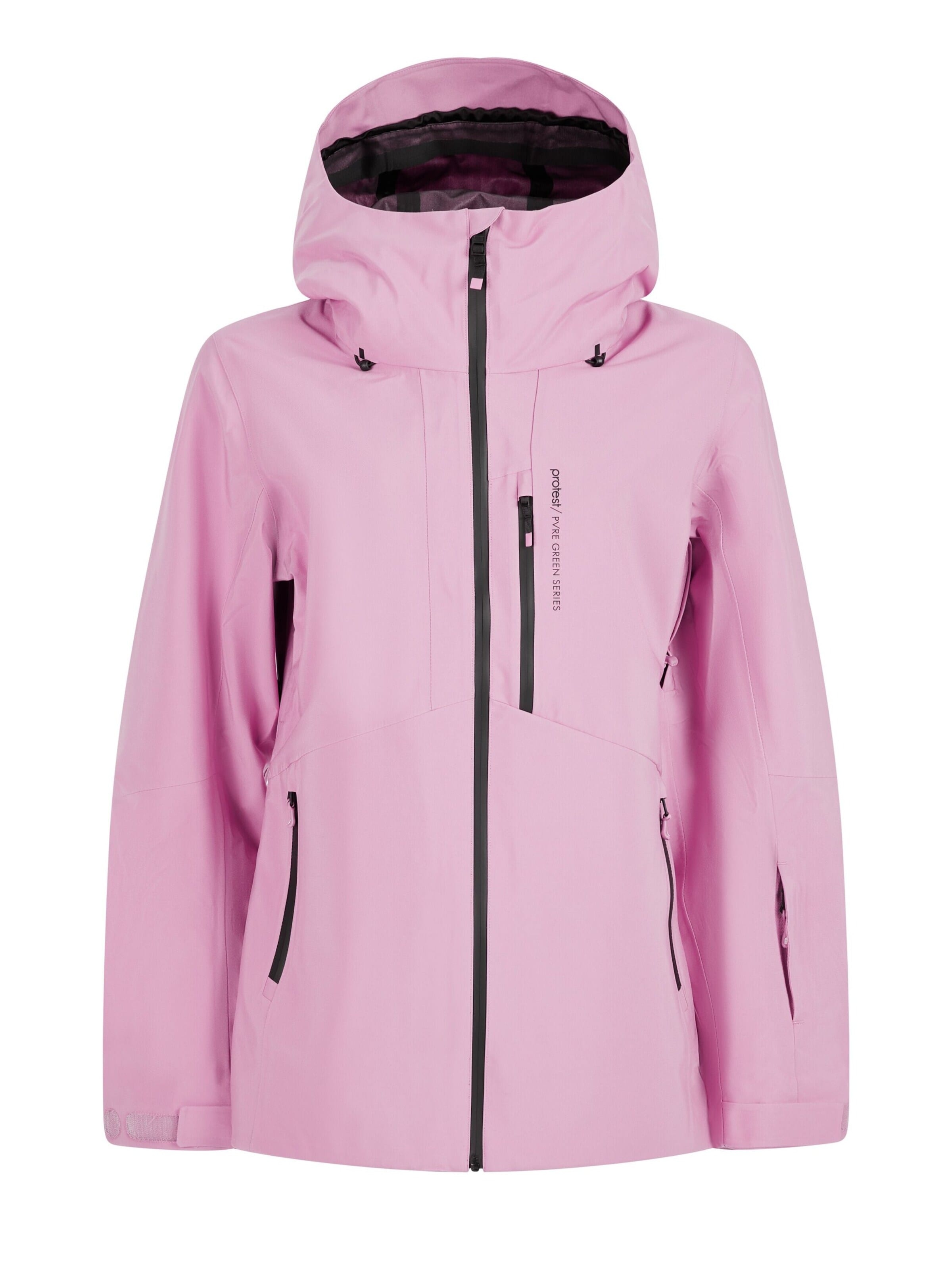 PROTEST Athletic Jacket 'PRTDyna' in Pink: front