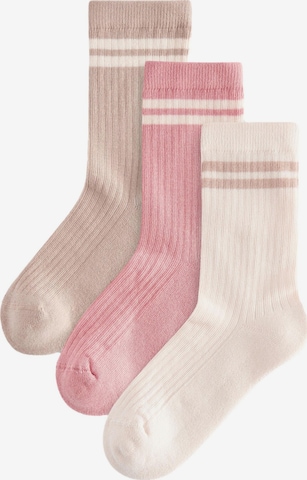 Chaussettes Next en beige : devant