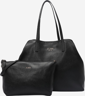 GUESS Μεγάλη τσάντα 'Vikky II' σε μαύρο