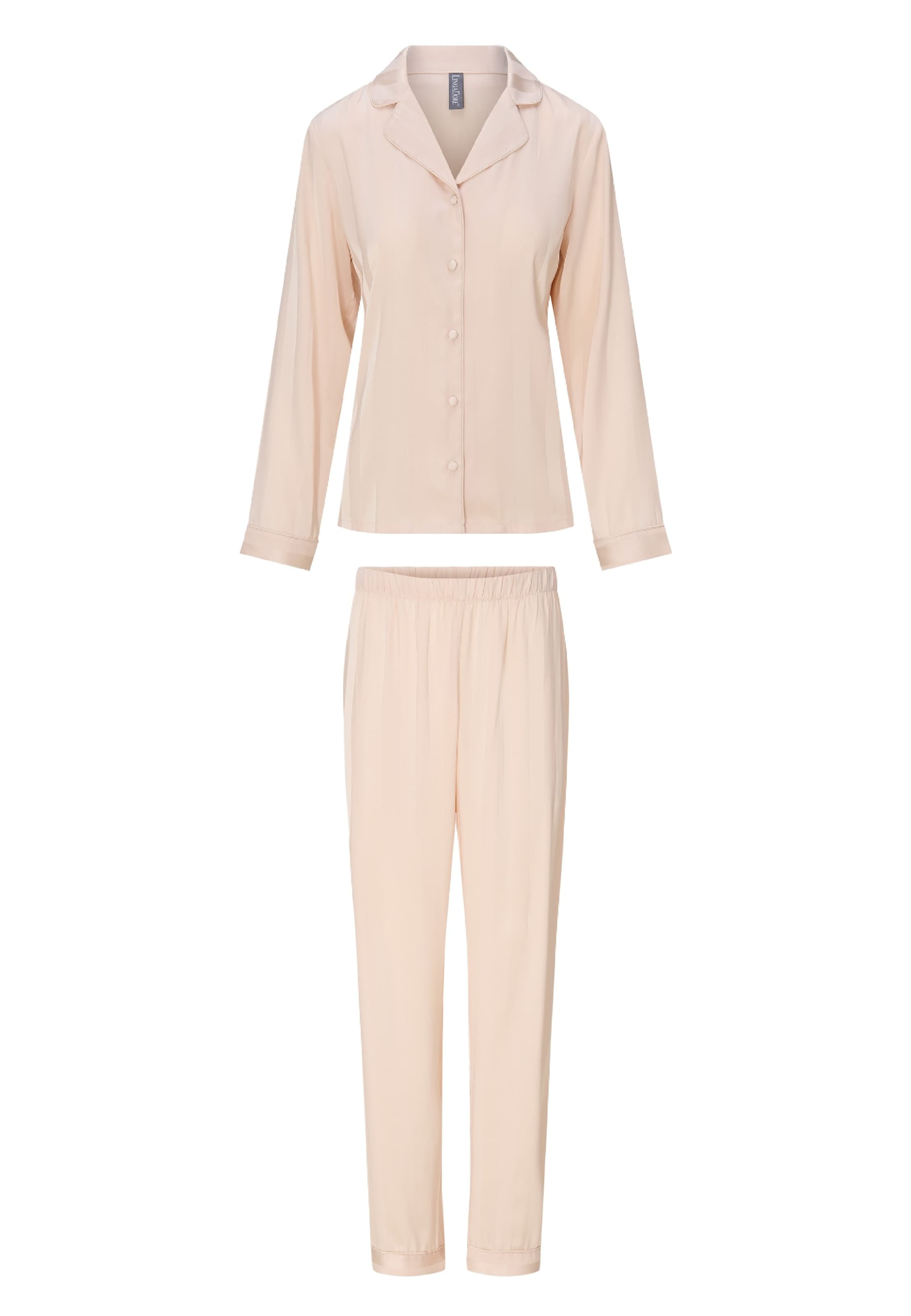 LingaDore Pyjama in Beige: Vorderseite