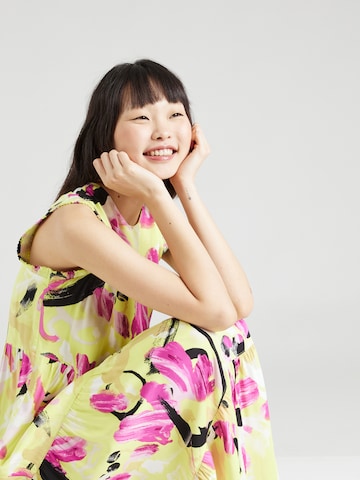 TAIFUN Summer Dress in Yellow