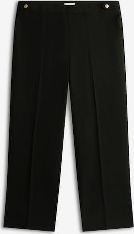 Tommy Hilfiger CurveLoosefit Hlače na crtu - crna boja: prednji dio