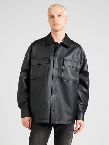 Calvin Klein Jeans - Ajuste confortable Camisa en negro: frente