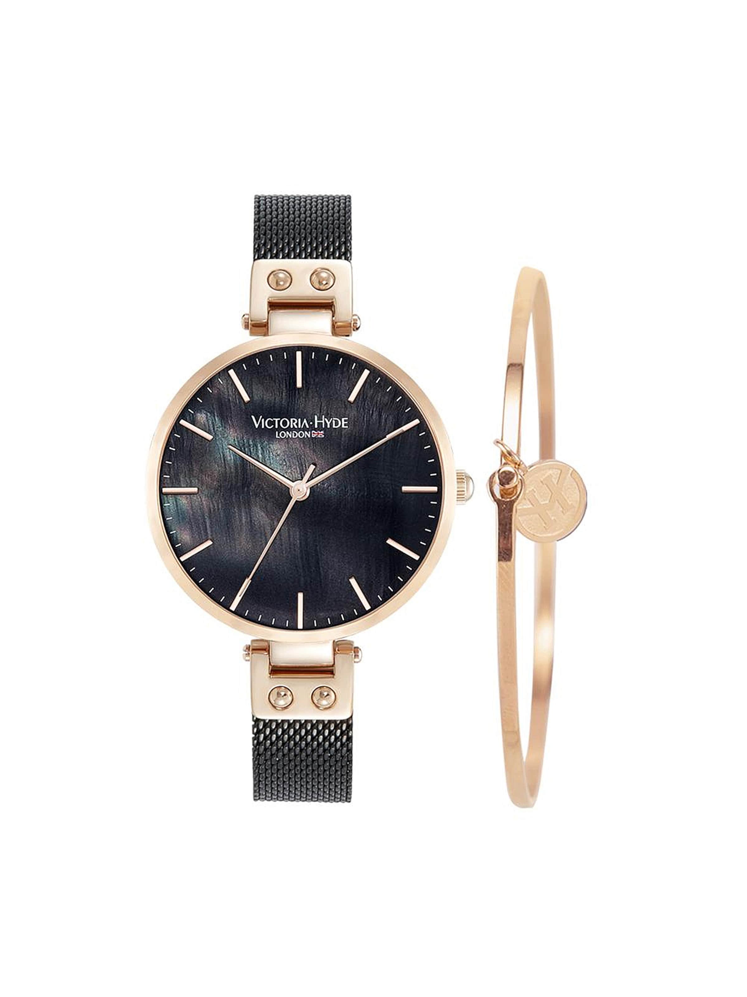 Victoria Hyde Uhr “River thames Set” in Schwarz: Vorderseite