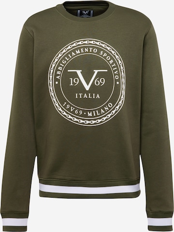 19V69 ITALIA Sweatshirt 'BEN' in Green: front