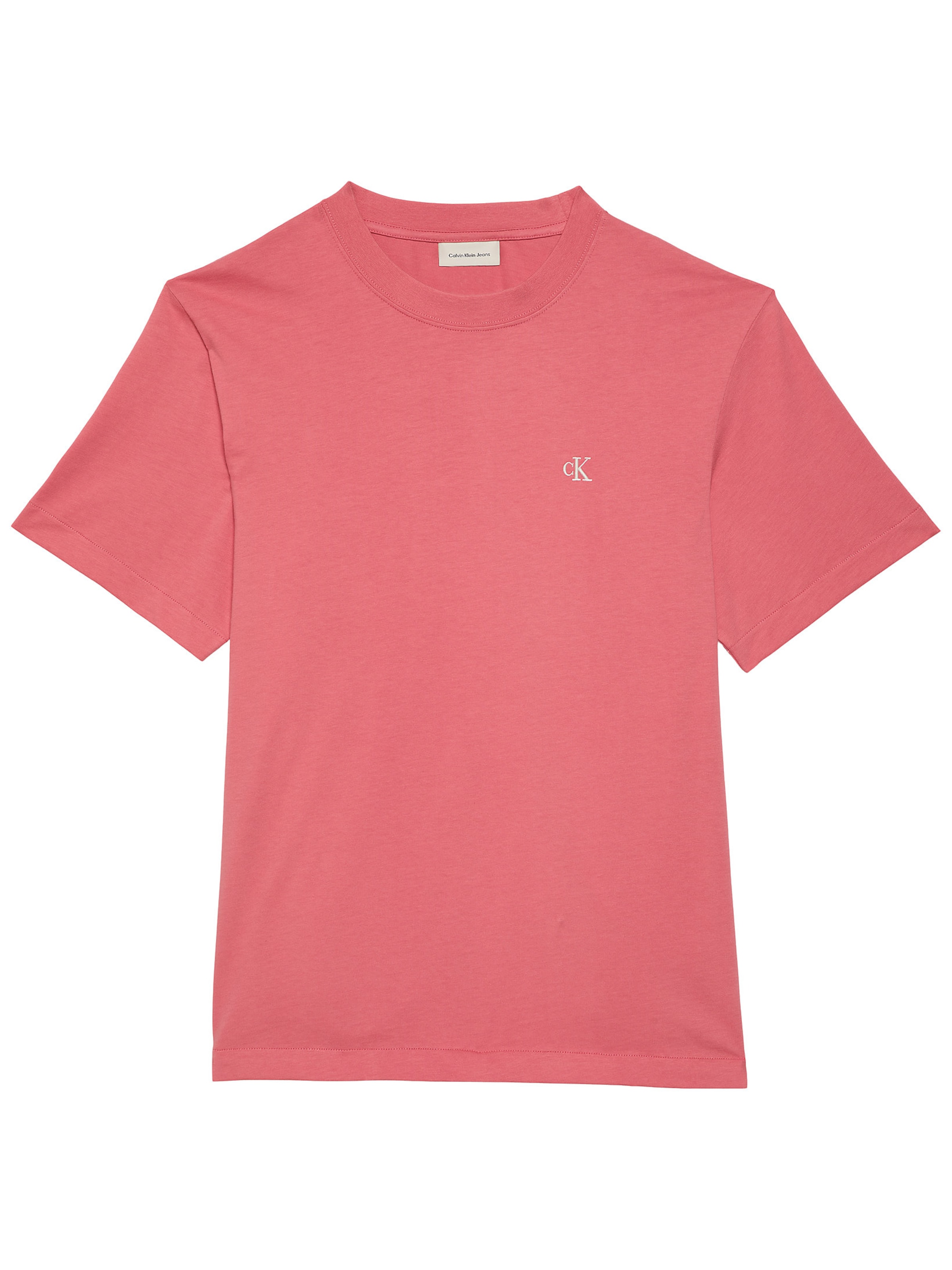 T-Shirt Calvin Klein Jeans en rose : devant